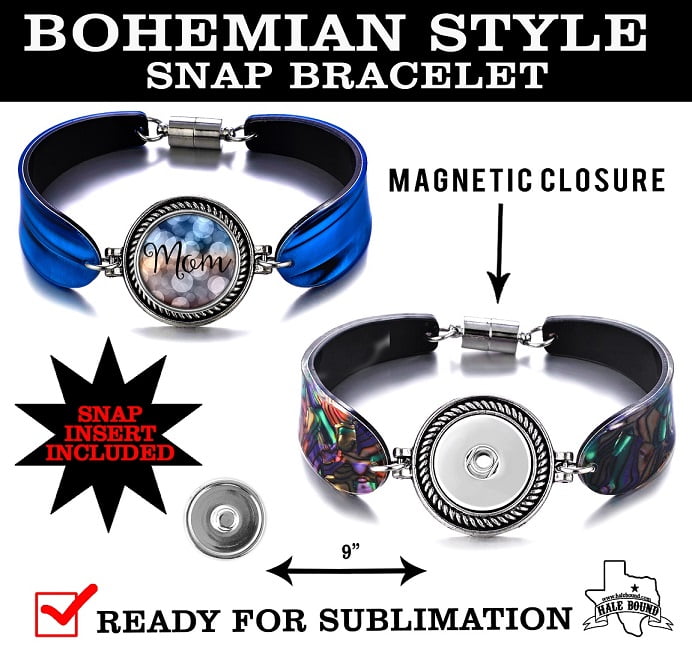 BOHEMIAN SNAP BRACELETS - FOR SUBLIMATION