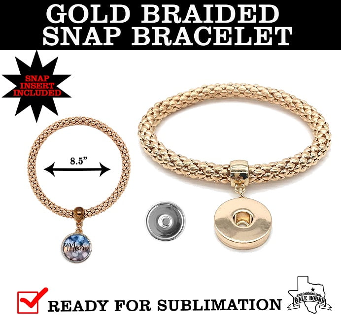 Fashionable Sublimation Bracelet, Round Shape