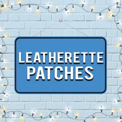 LASER LEATHERETTE PATCHES