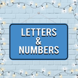 MDF LETTERS & NUMBERS