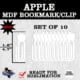 APPLE MDF BOOKMARK CLIP
