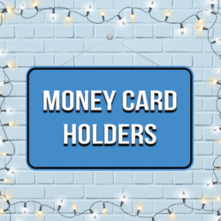 MDF MONEY CARD HOLDERS