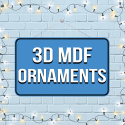 3D MDF ORNAMENTS