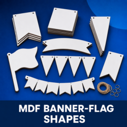 MDF BANNER-FLAG SHAPES