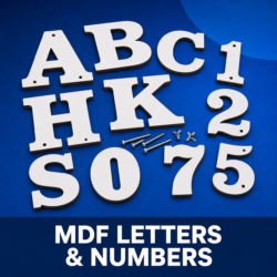 MDF LETTERS & NUMBERS