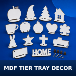MDF TIER TRAY DECOR
