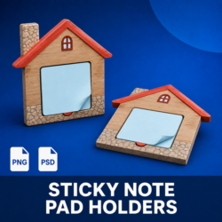 STICKY NOTE PAD HOLDERS