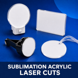 SUBLIMATION ACRYLIC LASER CUTS