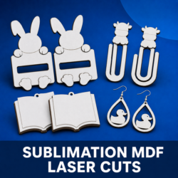 SUBLIMATION MDF LASER CUTS