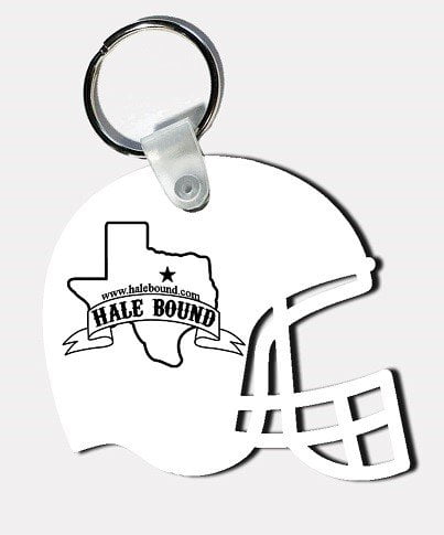 Sublimation MDF Laser Cuts Key Chains Football Helmet Chain - Blank for